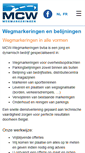 Mobile Screenshot of mcw-wegmarkeringen.be