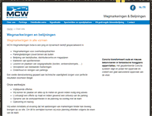 Tablet Screenshot of mcw-wegmarkeringen.be